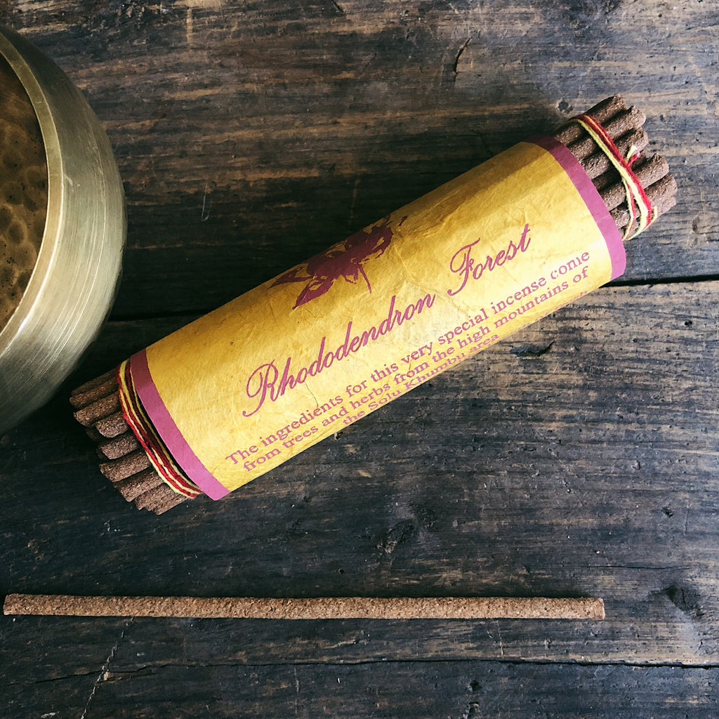 Rhododendron Forest Incense- Handcrafted by Tibetan Nuns